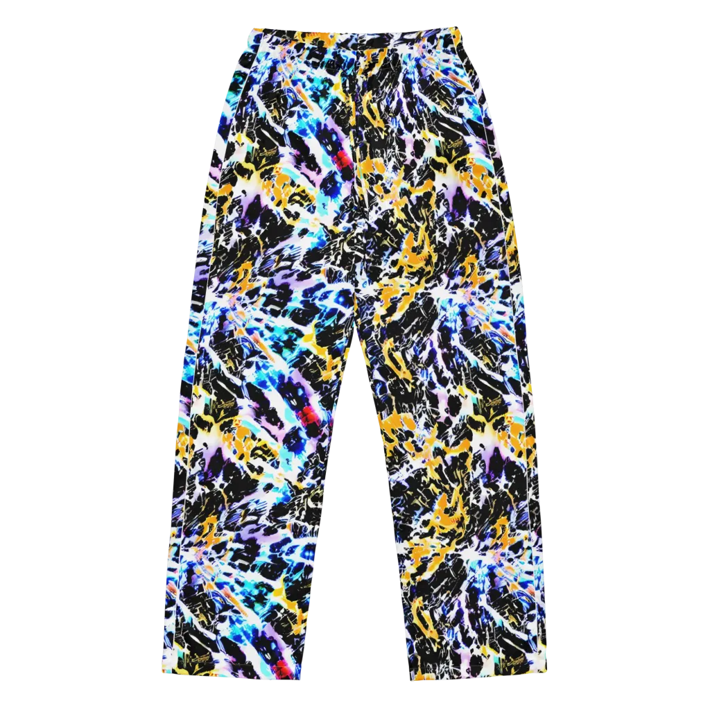 Chrome Fire on Women's Pajama Pants — Front