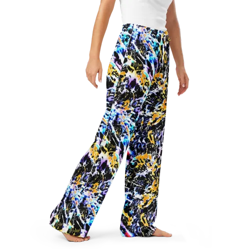 Chrome Fire on a Women's Pajama Pants