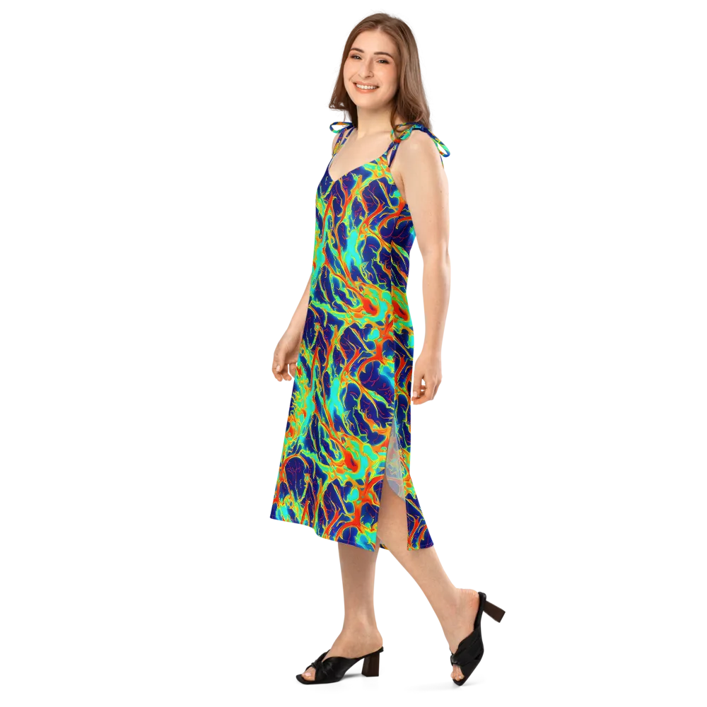 Prismatic Heat on Slip Dress — Left Front