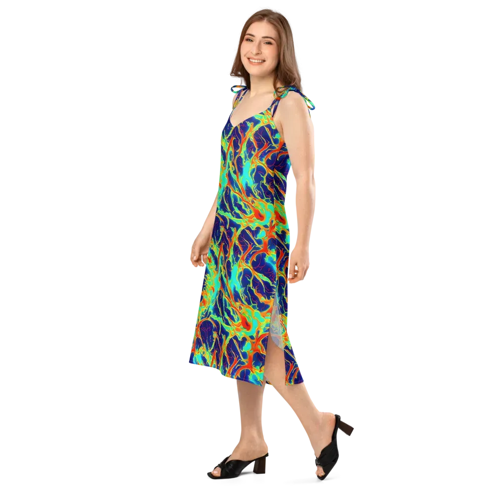 Prismatic Heat on Slip Dress — Left Front