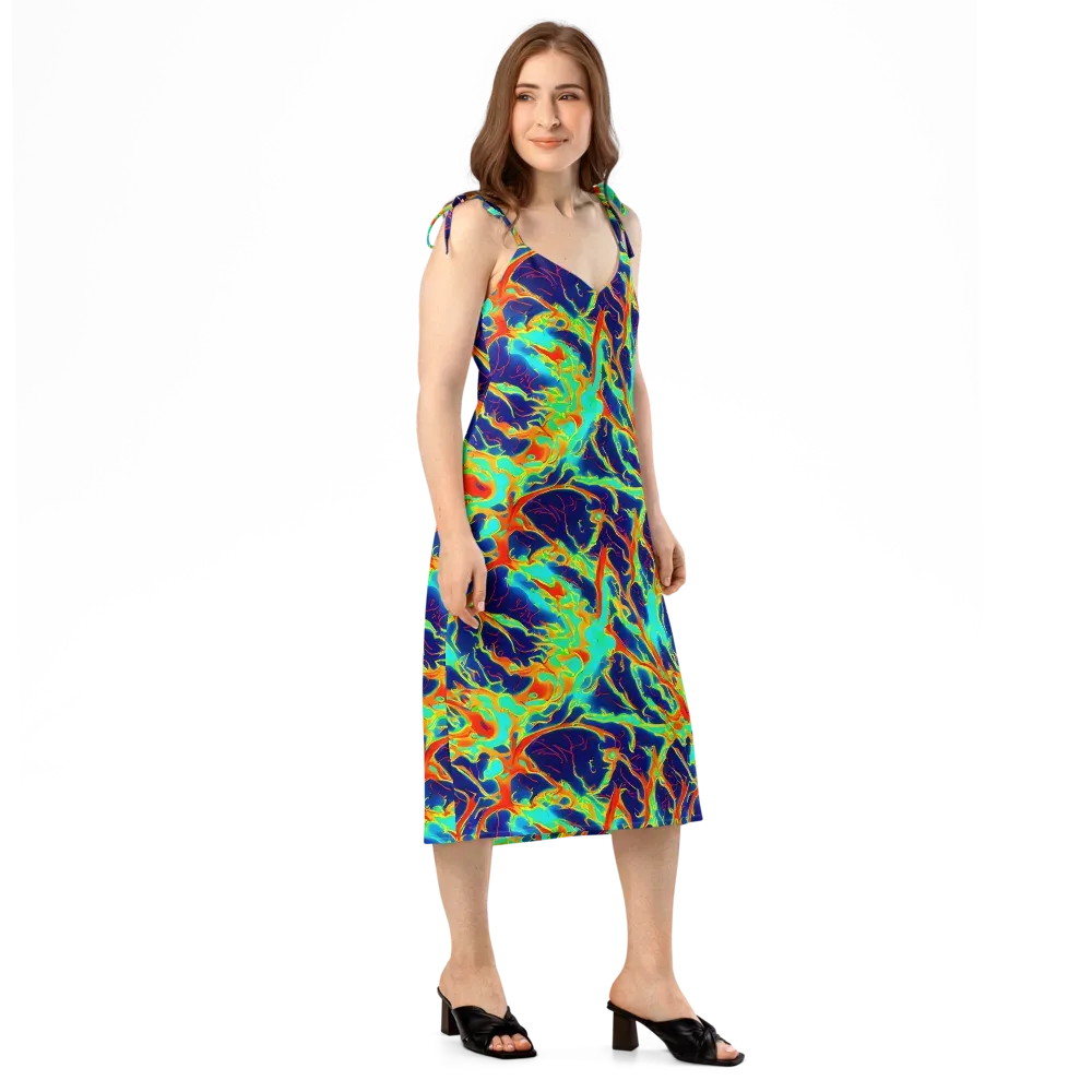 Prismatic Heat on Slip Dress — Right Front