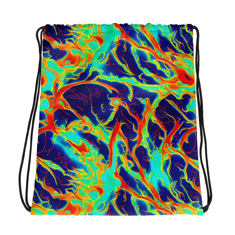 Prismatic Heat on Drawstring Bag — Photo