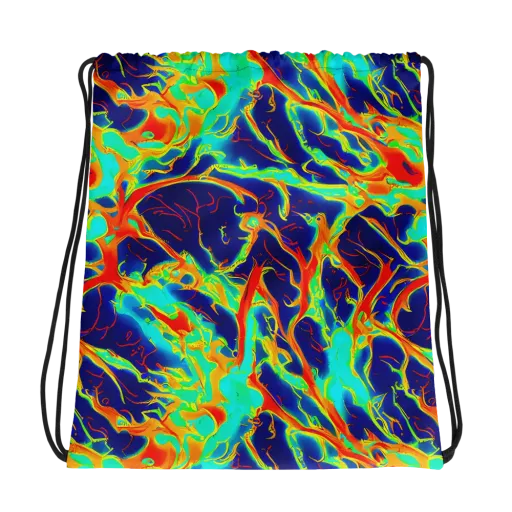 Prismatic Heat on a Drawstring Bag