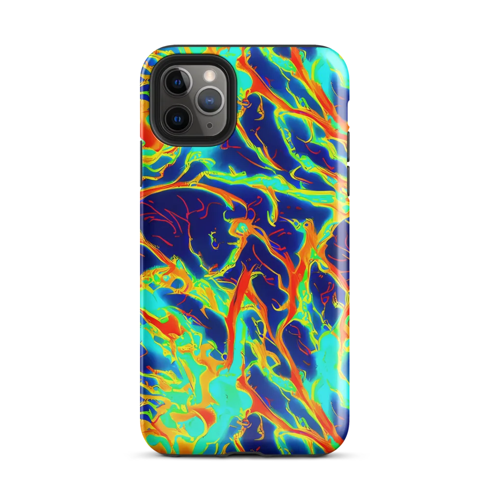 Prismatic Heat on Tough Case for iPhone® — Front