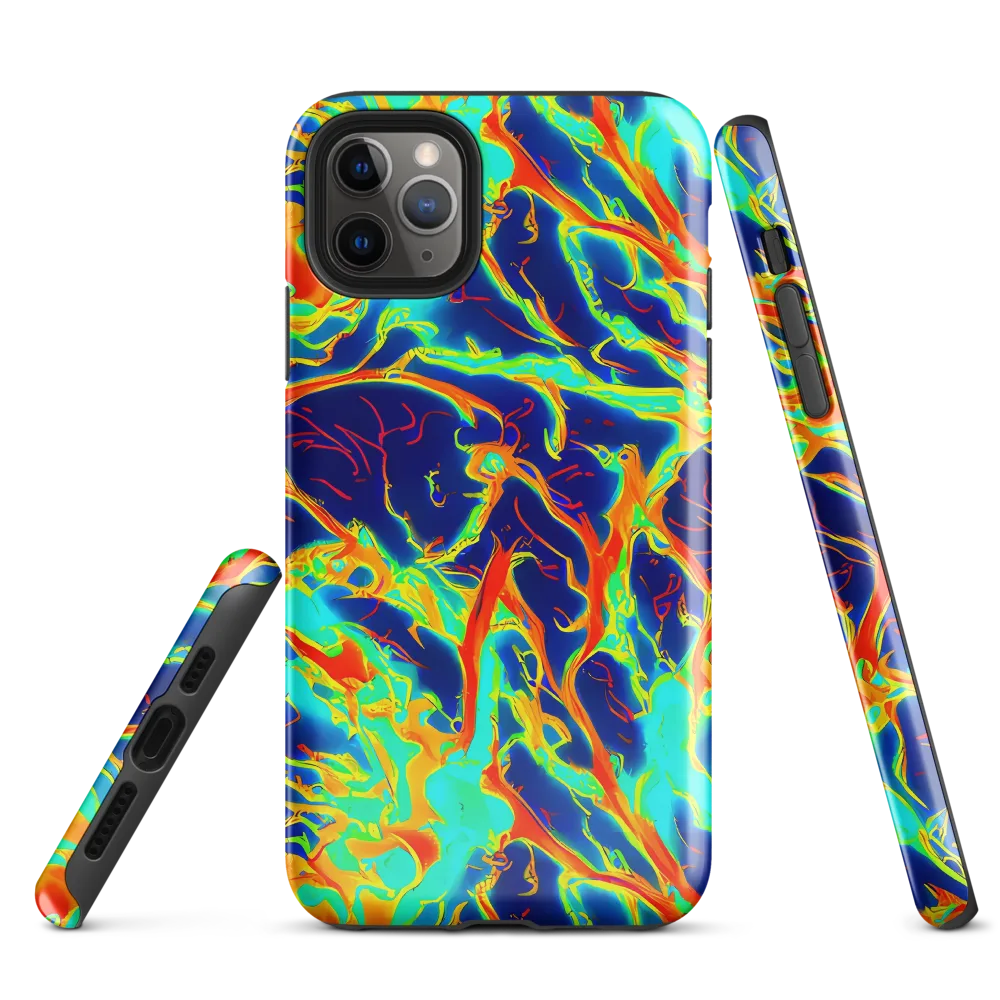 Prismatic Heat on Tough Case for iPhone® — Front