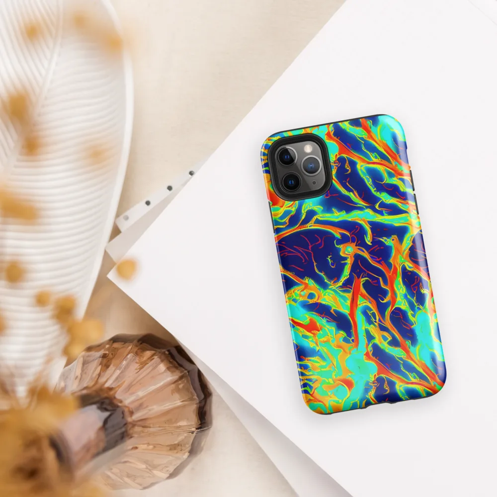 Prismatic Heat on Tough Case for iPhone® — Front