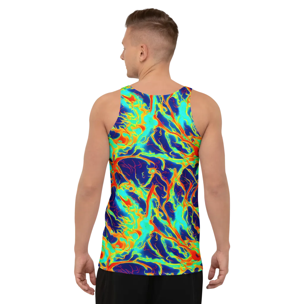 Prismatic Heat on Men's Tank Top — Back
