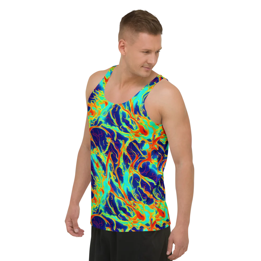 Prismatic Heat on Men's Tank Top — Left Front
