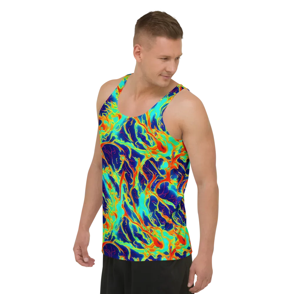 Prismatic Heat on Men's Tank Top — Left Front