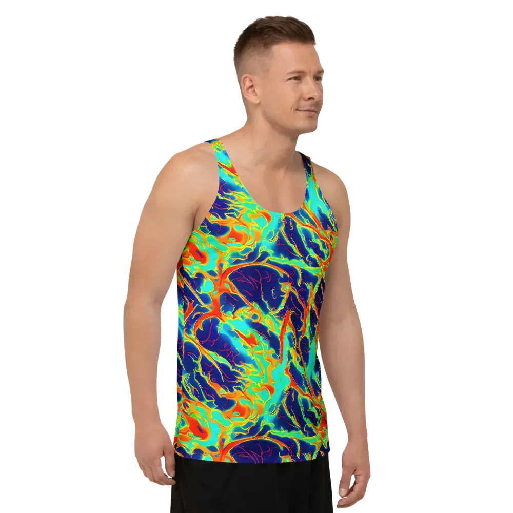 Prismatic Heat on Men's Tank Top — Right Front
