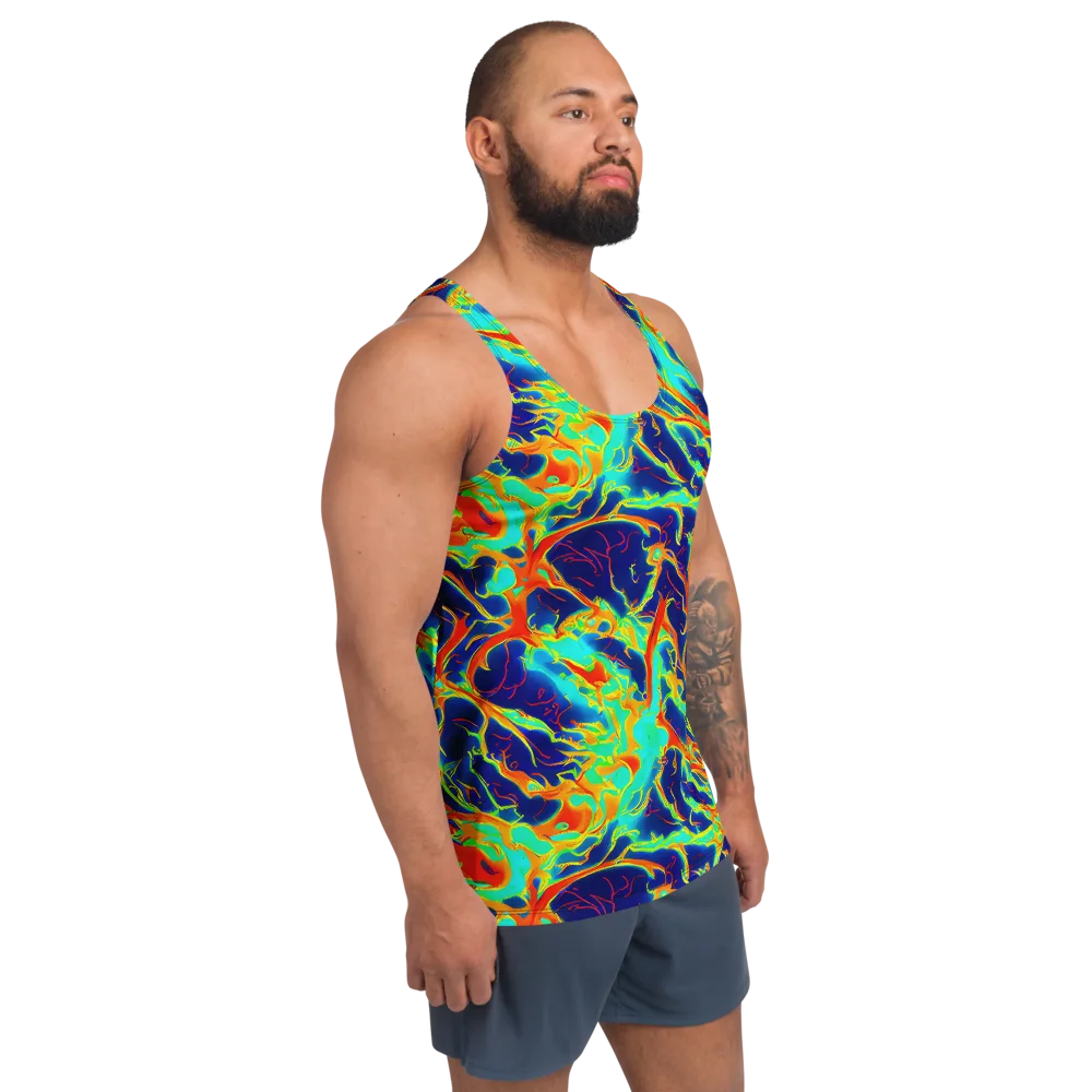 Prismatic Heat on Men's Tank Top — Right Front