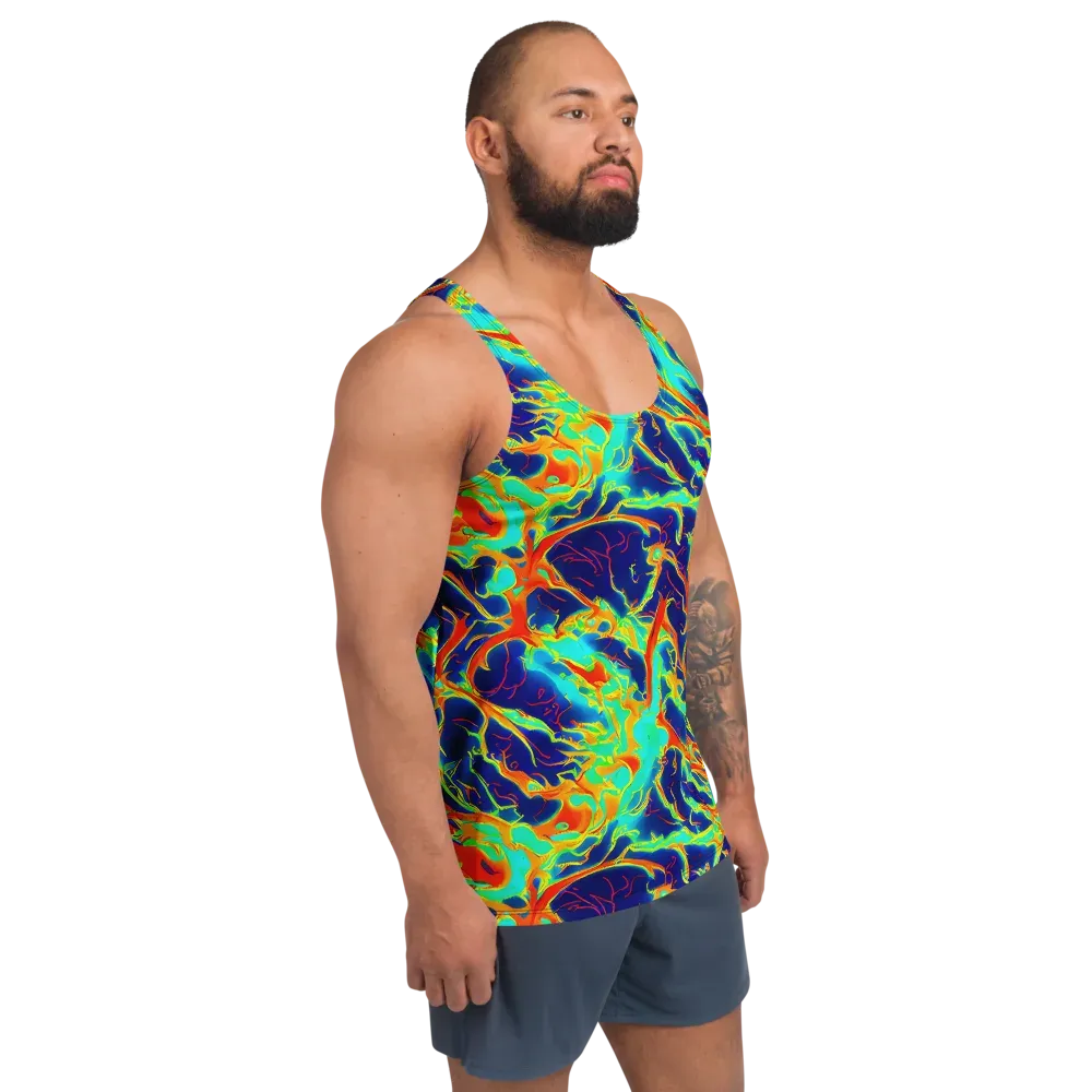 Prismatic Heat on Men's Tank Top — Right Front