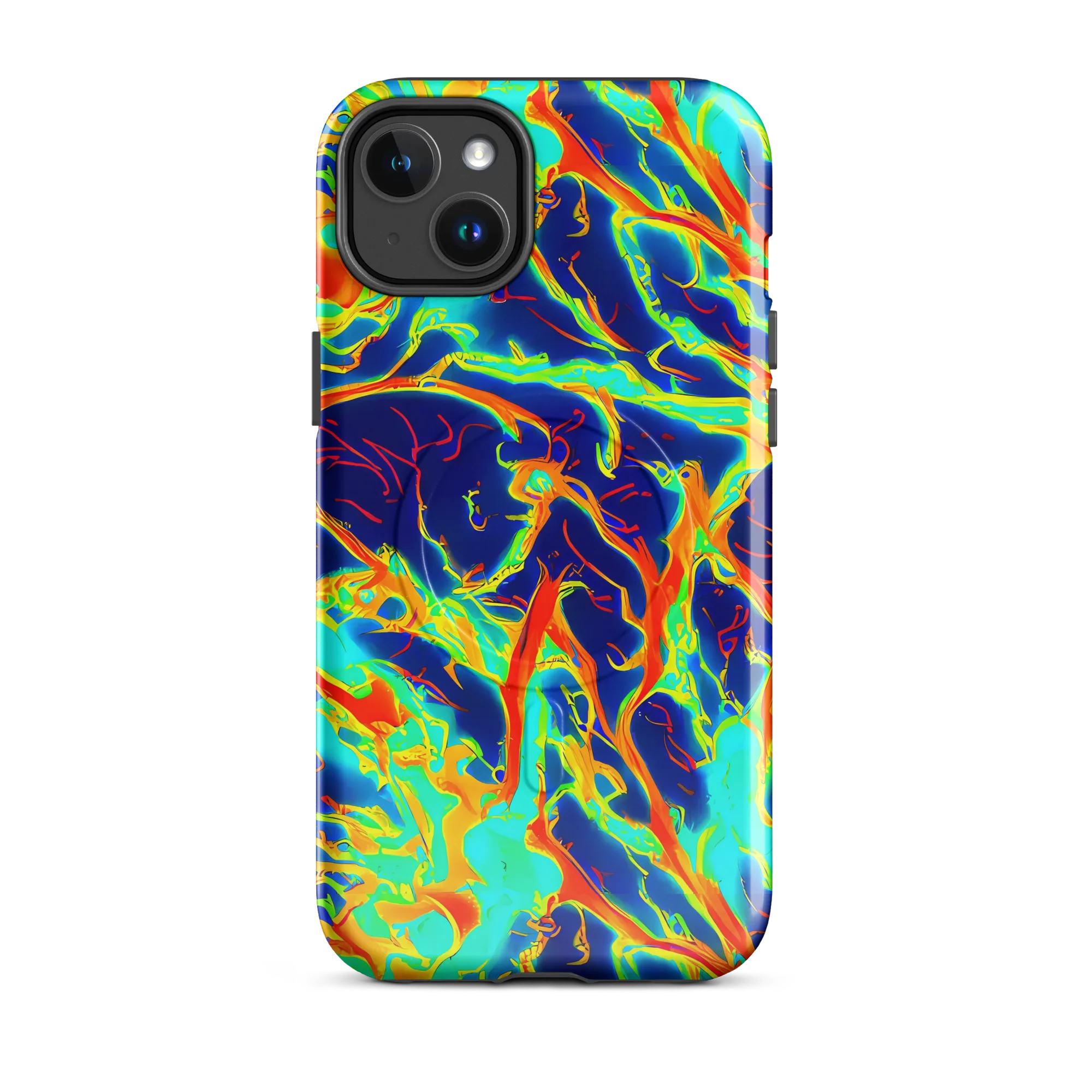 Prismatic Heat on MagSafe Tough Case for iPhone® — Front
