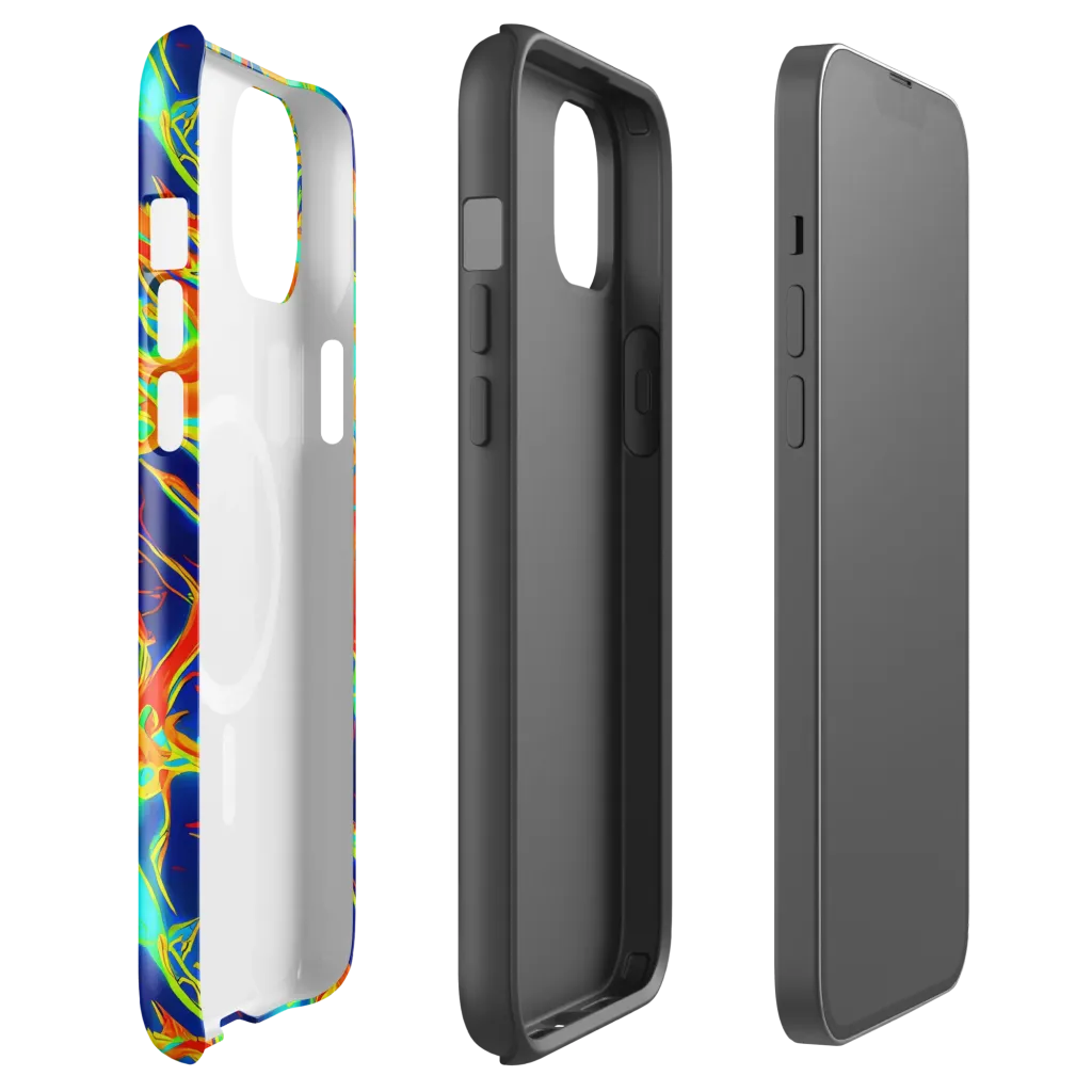 Prismatic Heat on MagSafe Tough Case for iPhone® — Front