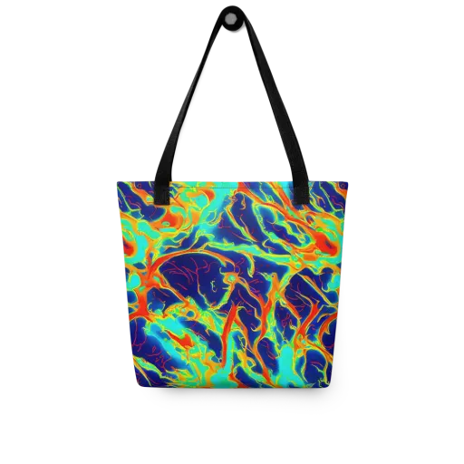 Prismatic Heat on a Tote Bag