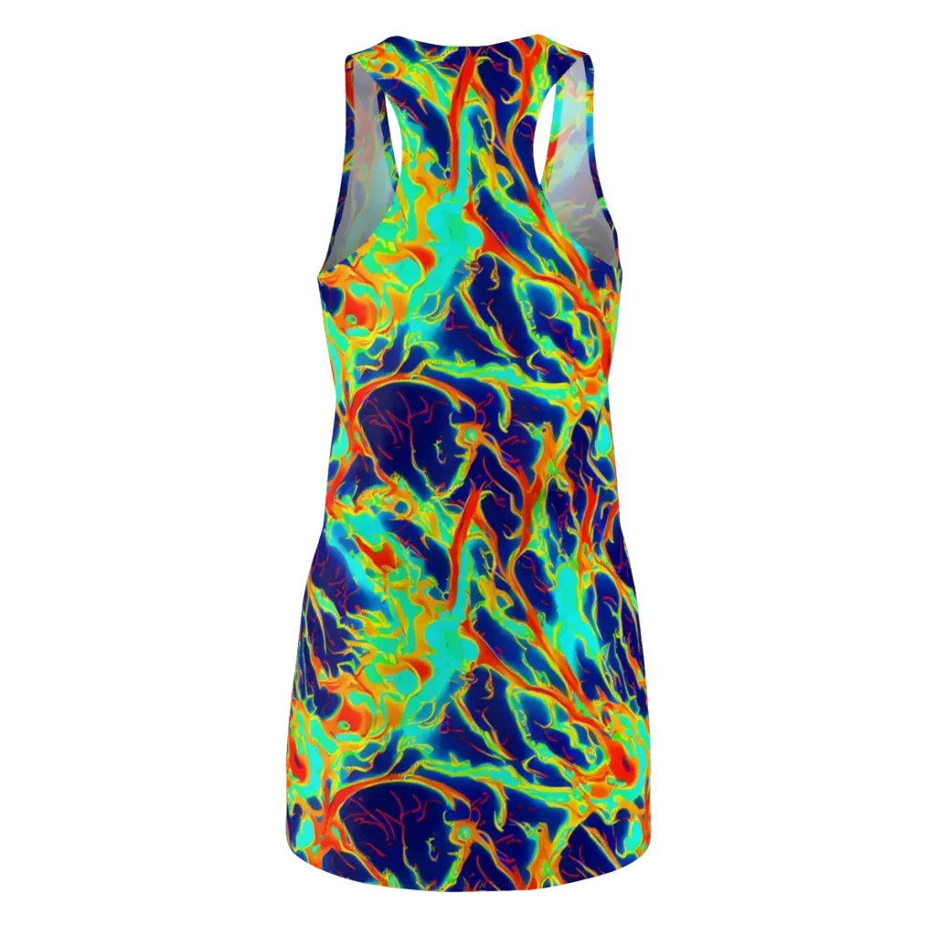 Prismatic Heat on Racerback Dress — Back