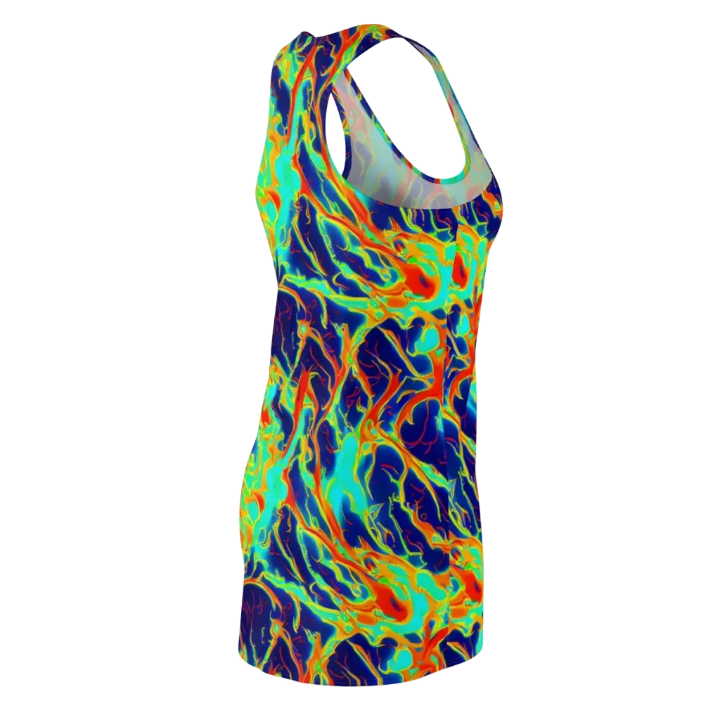 Prismatic Heat on Racerback Dress — Back Side