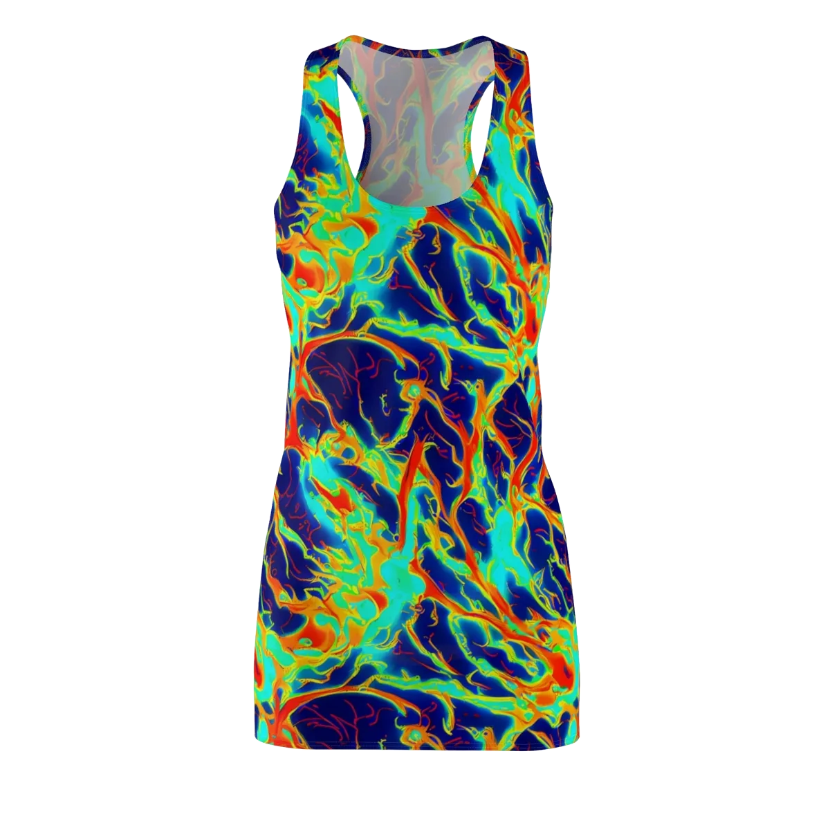 Prismatic Heat on Racerback Dress — Front