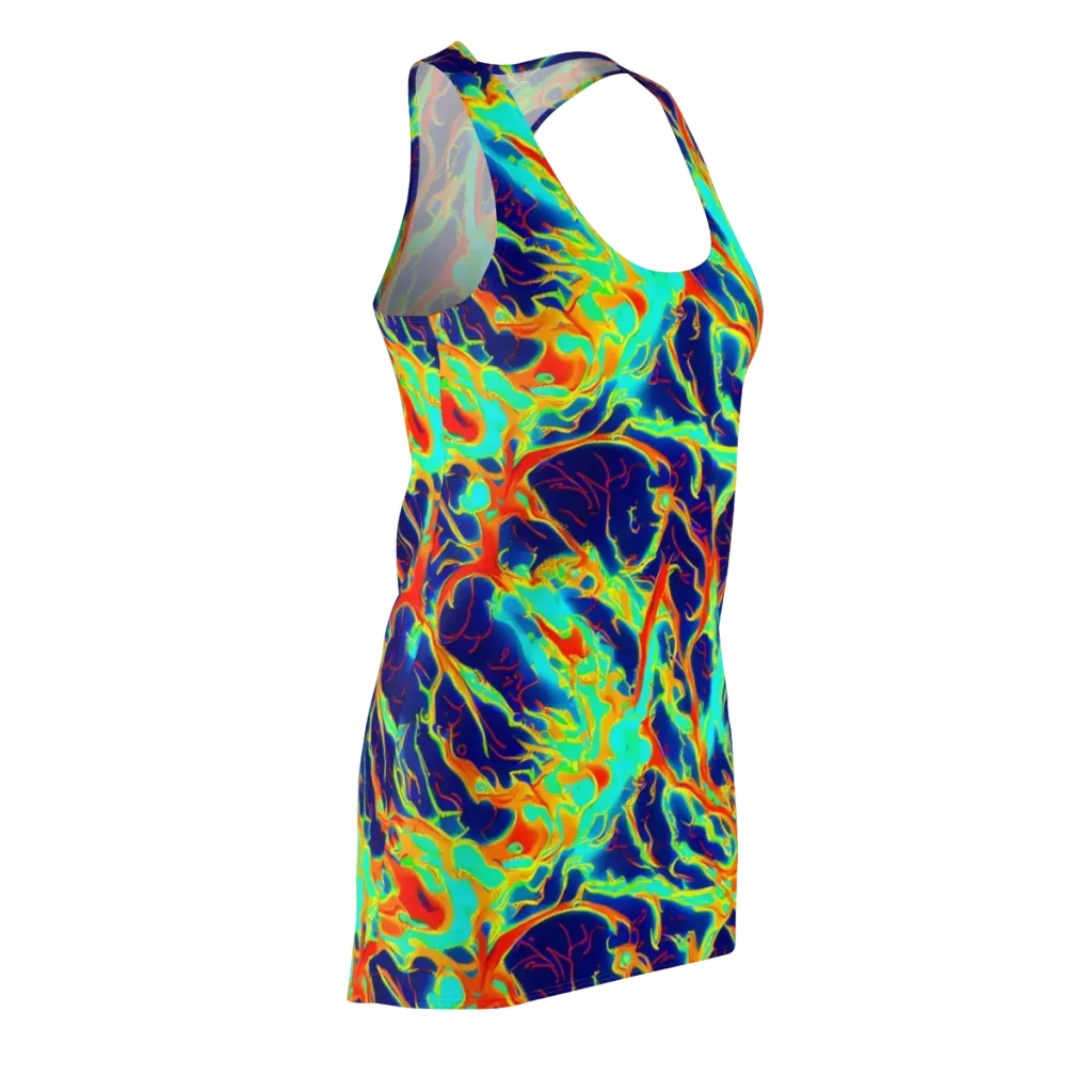 Prismatic Heat on Racerback Dress — Front Side