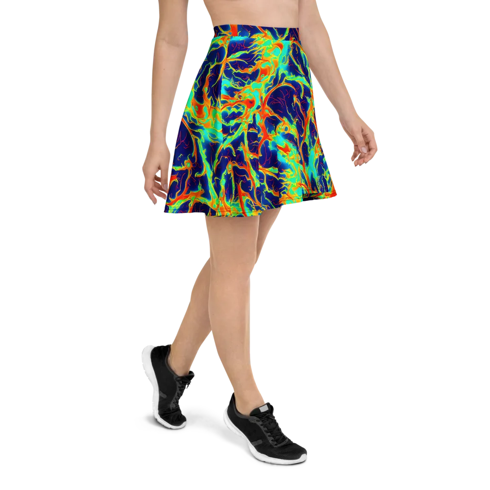Prismatic Heat on Skater Skirt — Right