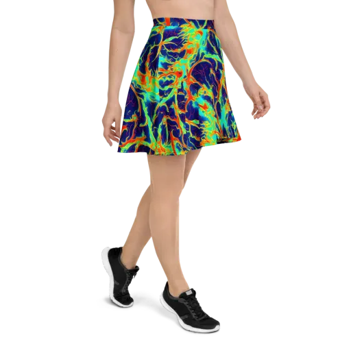 Prismatic Heat on a Skater Skirt