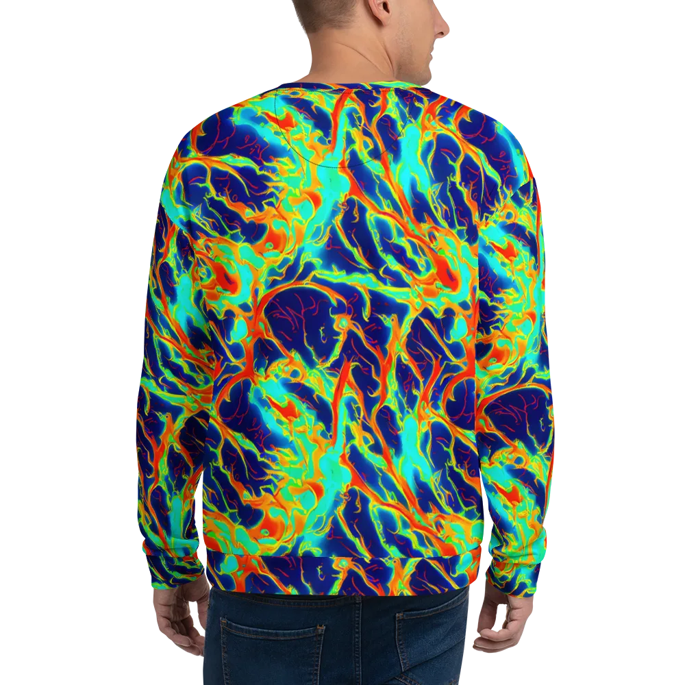 Prismatic Heat on Sweatshirt — Back