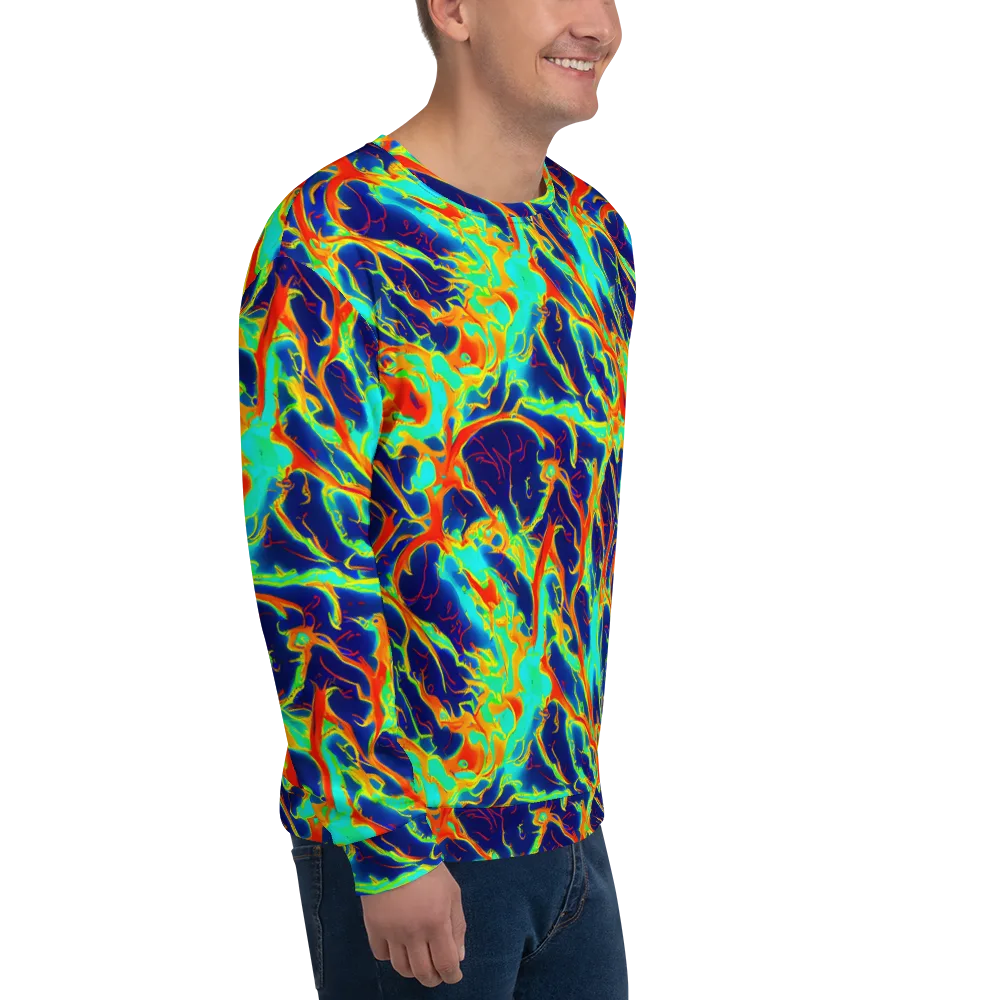 Prismatic Heat on Sweatshirt — Right Front