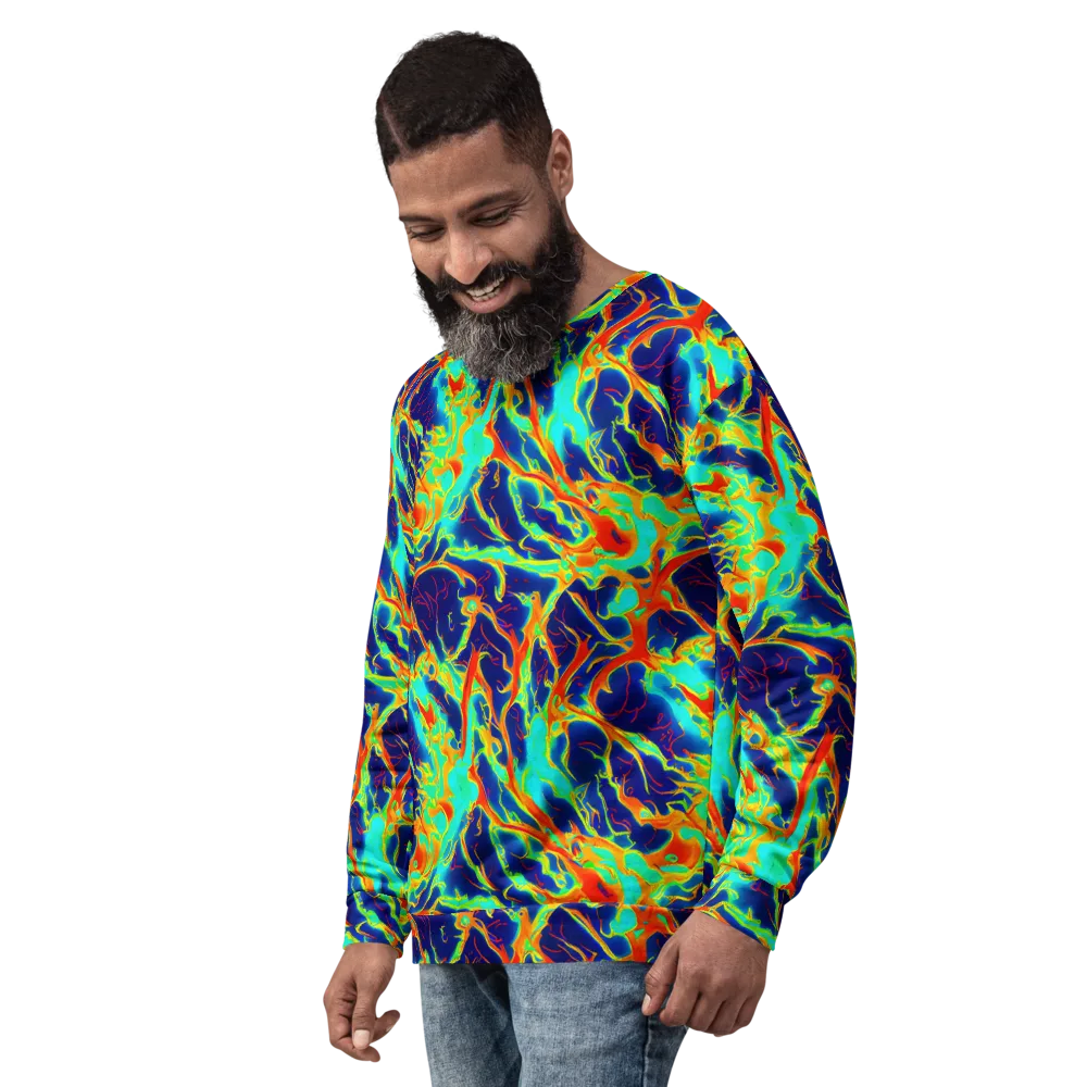 Prismatic Heat on Sweatshirt — Left Front