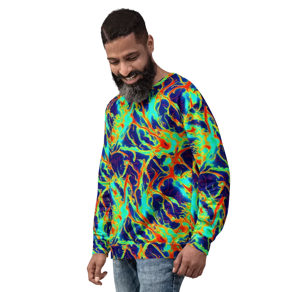 Prismatic Heat on Sweatshirt — Left Front