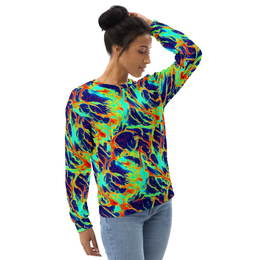 Prismatic Heat on Sweatshirt — Right Front