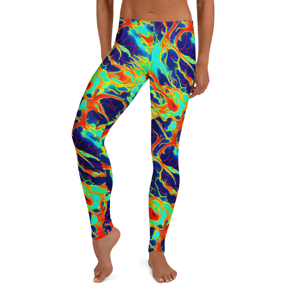 Prismatic Heat on Leggings — Front
