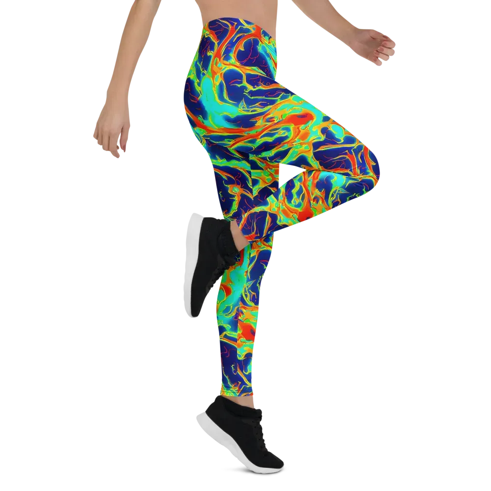 Prismatic Heat on Leggings — Right