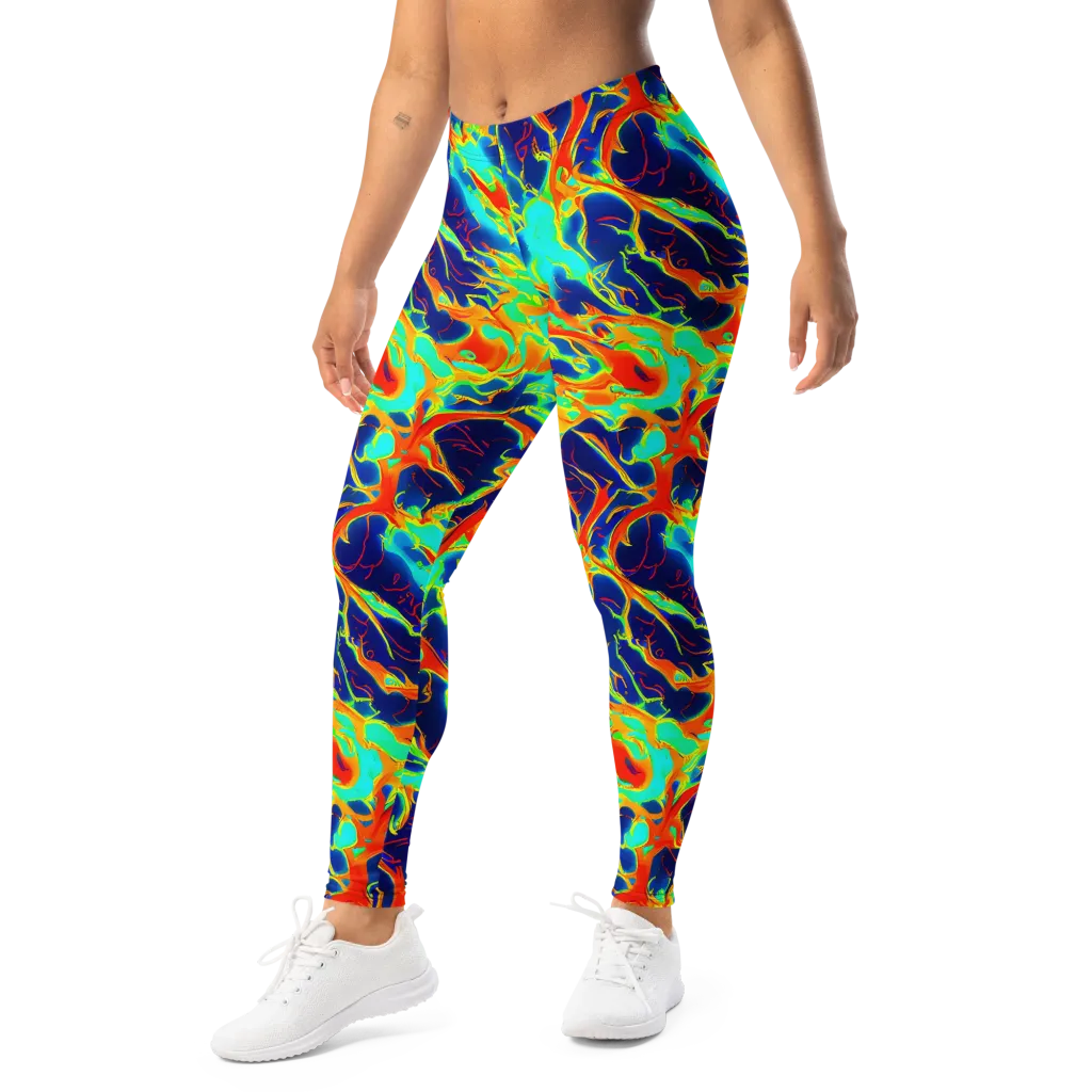 Prismatic Heat on Leggings — Left Front