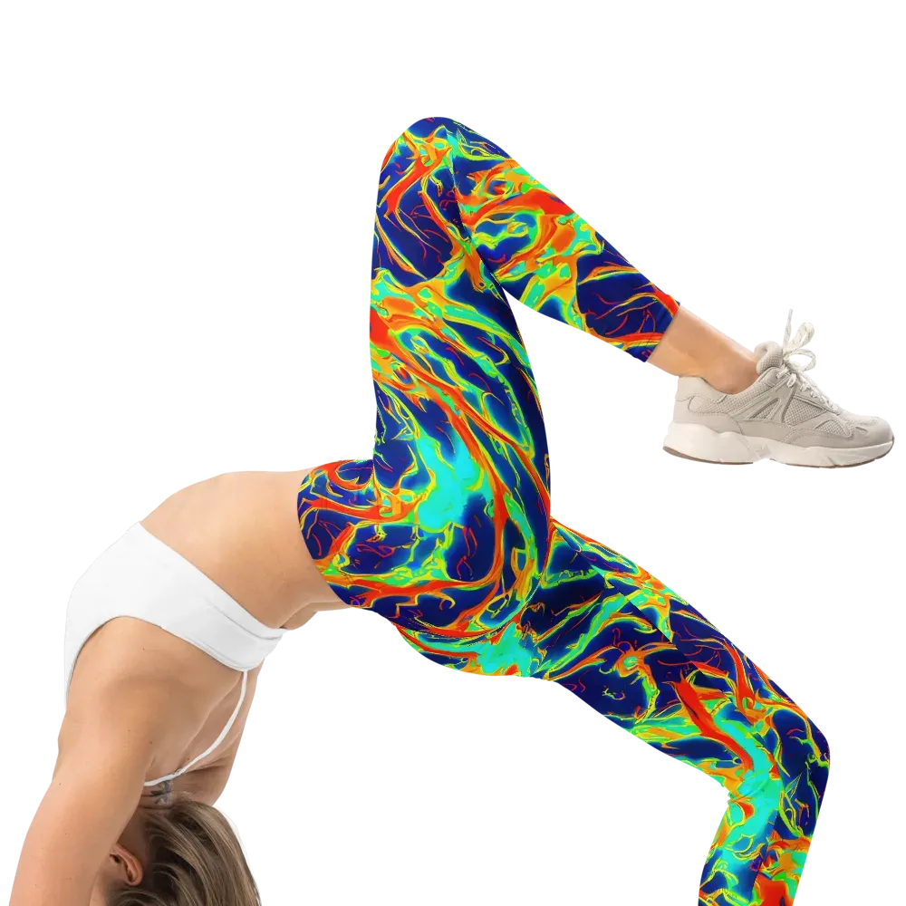 Prismatic Heat on Leggings — Right