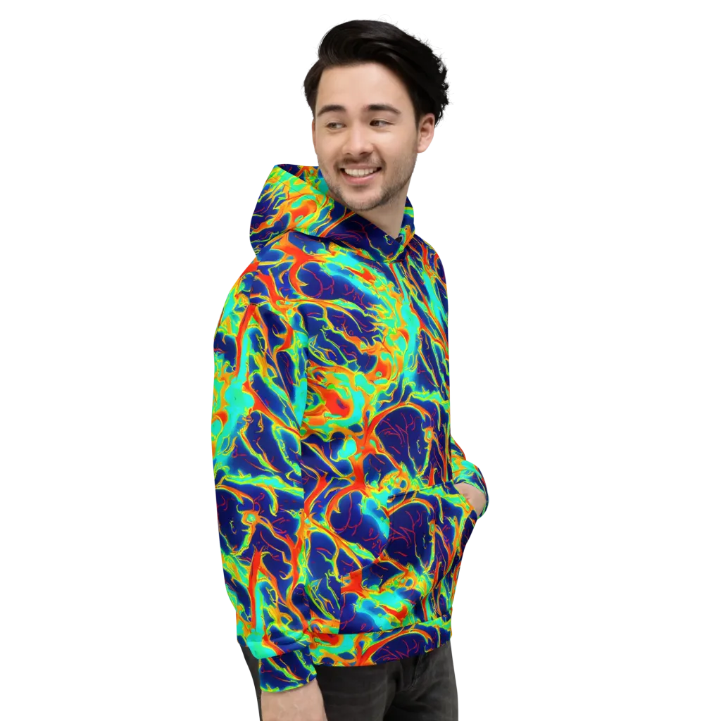 Prismatic Heat on Hoodie — Right