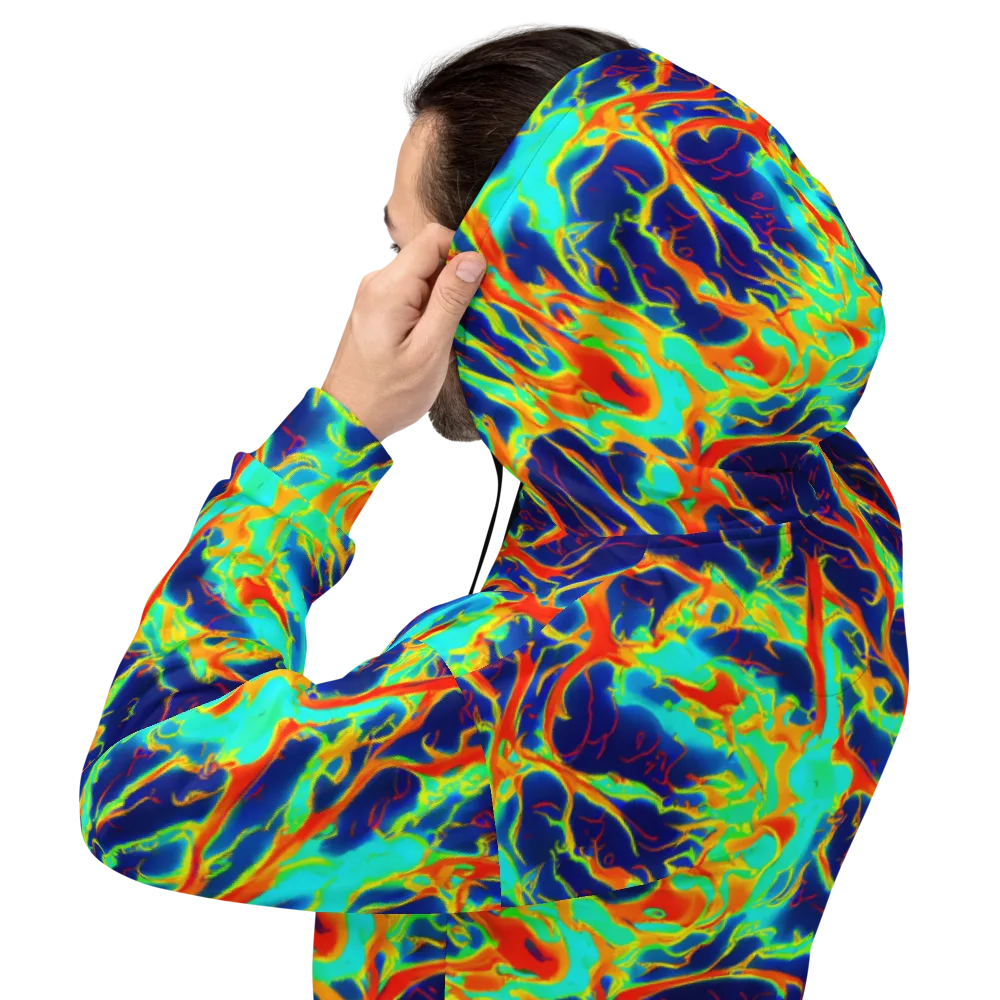 Prismatic Heat on Hoodie — Back