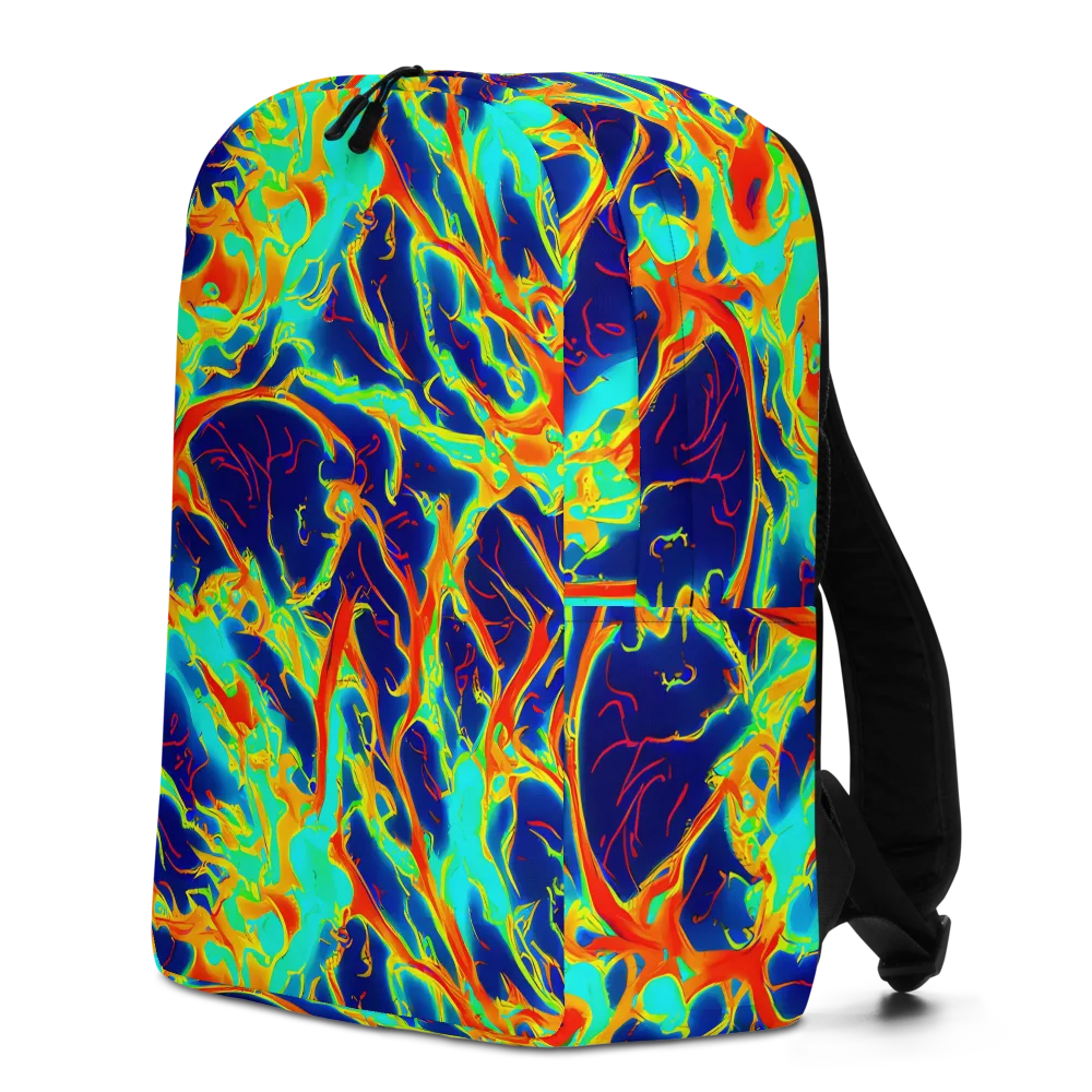 Prismatic Heat on Minimalist Backpack — Left