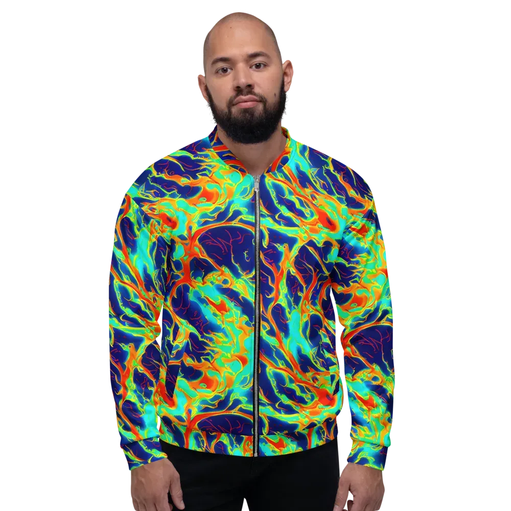 Prismatic Heat on Bomber Jacket — Front
