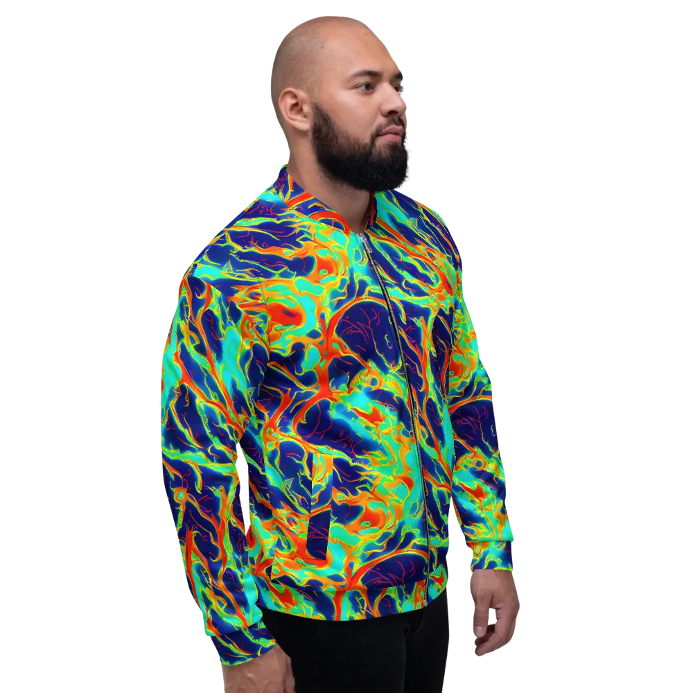 Prismatic Heat on Bomber Jacket — Right
