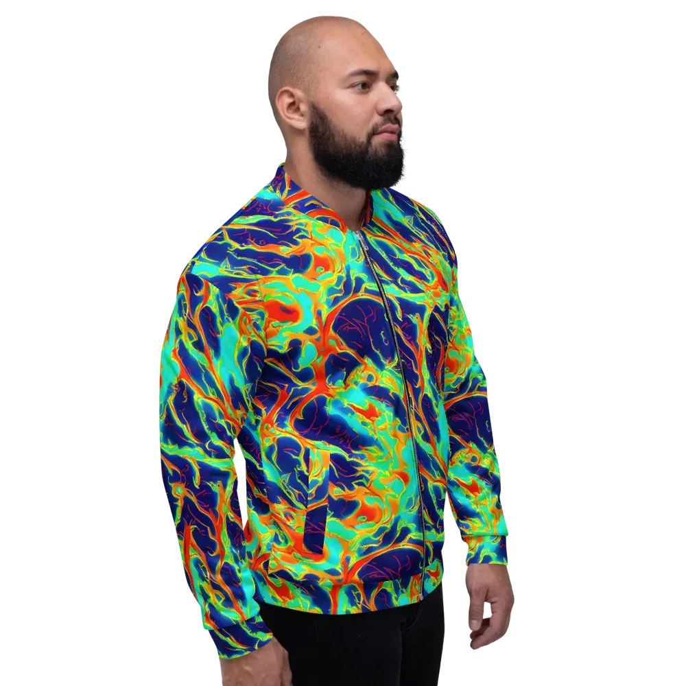 Prismatic Heat on Bomber Jacket — Right