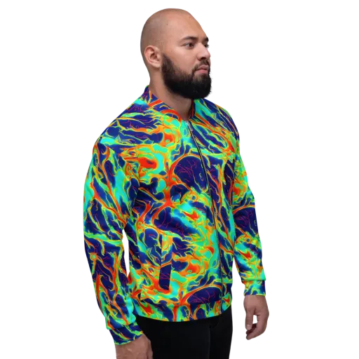 Prismatic Heat on a Bomber Jacket