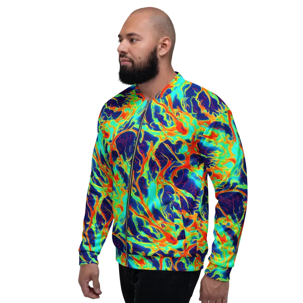 Prismatic Heat on Bomber Jacket — Left