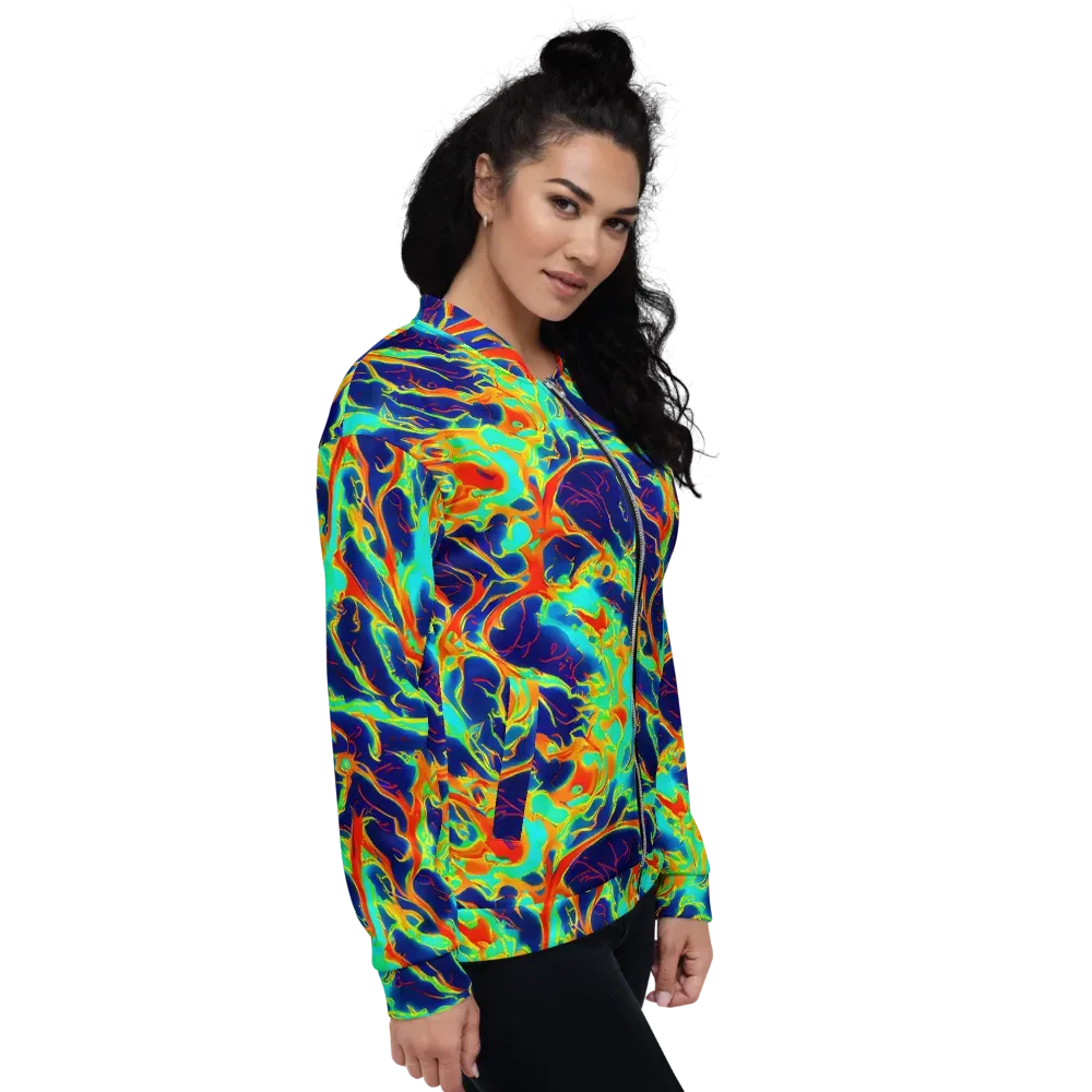 Prismatic Heat on Bomber Jacket — Right