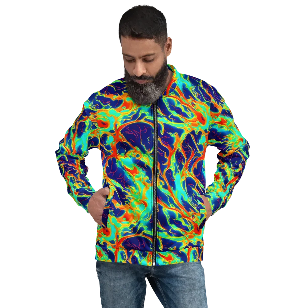 Prismatic Heat on Bomber Jacket — Front
