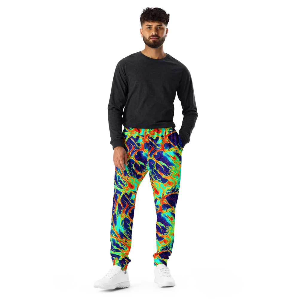 Prismatic Heat on Men's Joggers — Front
