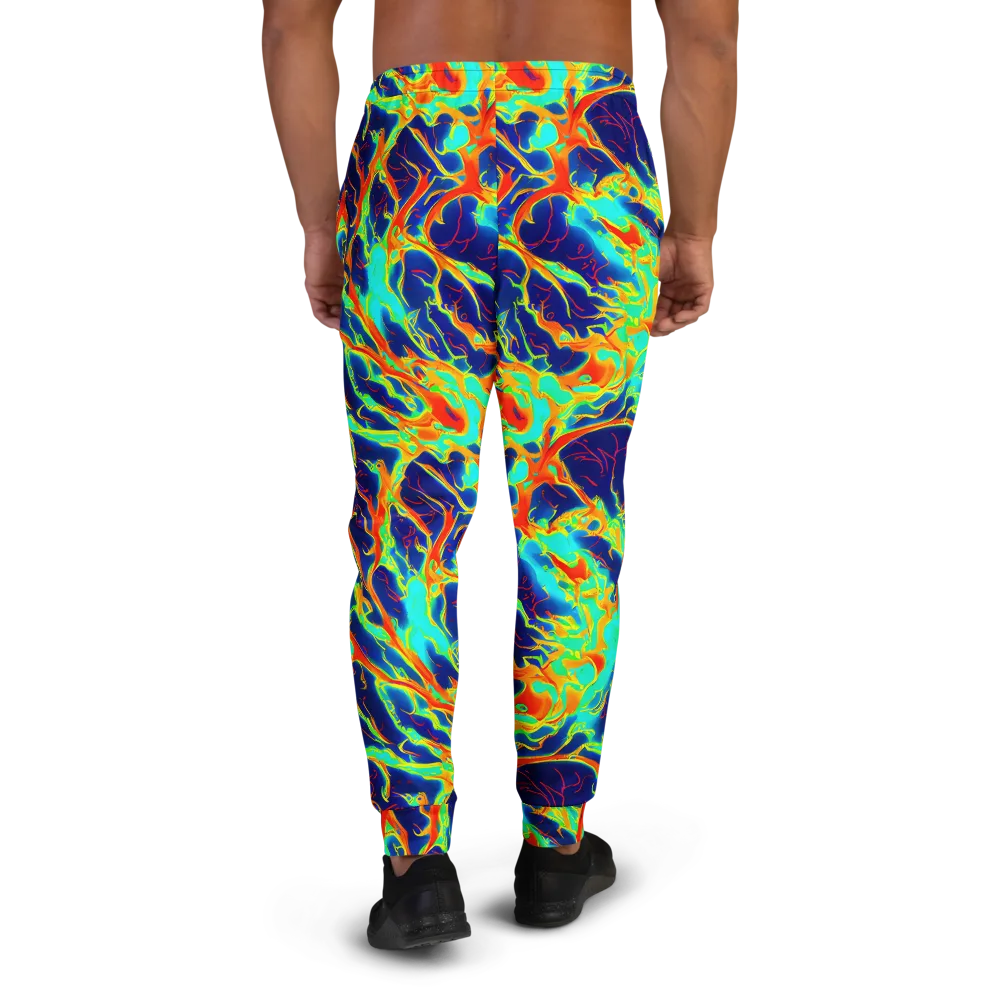 Prismatic Heat on Men's Joggers — Back