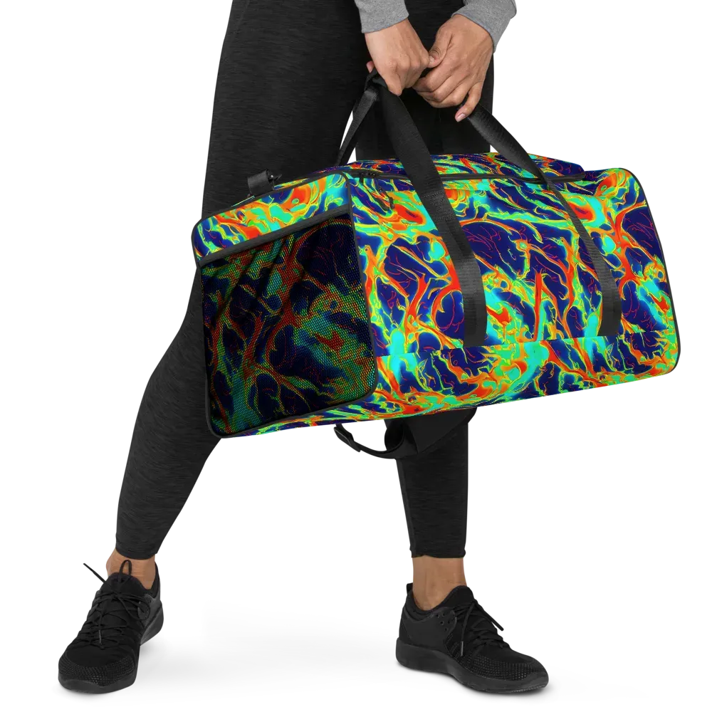Prismatic Heat on Duffle Bag — Right Front