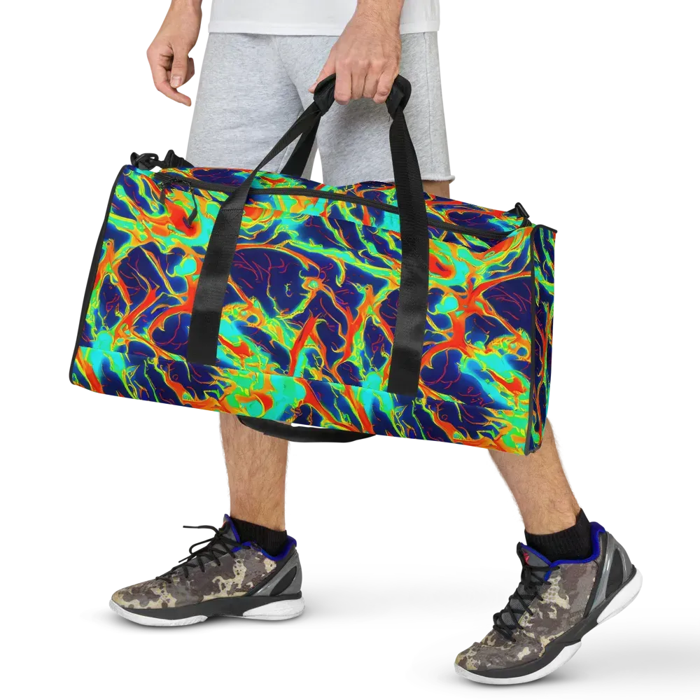 Prismatic Heat on Duffle Bag — Front