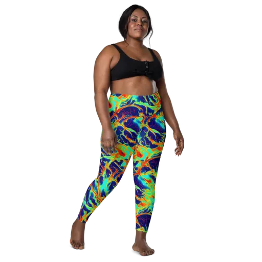 Prismatic Heat on a Leggings with Pockets