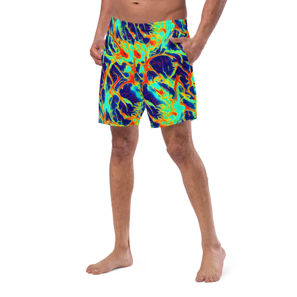 Prismatic Heat on Swim Trunks — Left Front